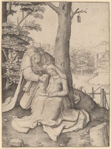 Svatá rodina od Lucas van Leyden