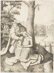 Svatá rodina od Lucas van Leyden