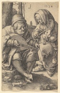 Hudebníci, 1524. od Lucas van Leyden
