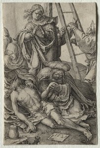 Umučení: Sestup z kříže, 1521. od Lucas van Leyden