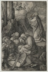 Vášeň: Agónie v zahradě, 1521. od Lucas van Leyden