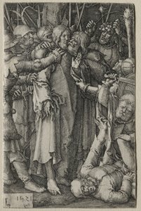 Umučení: Zajetí Ježíše, 1521. od Lucas van Leyden