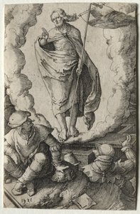 Umučení: Vzkříšení, 1521. od Lucas van Leyden