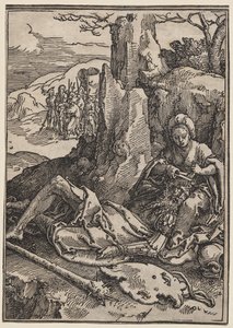 Síla žen: Samson a Dalila od Lucas van Leyden