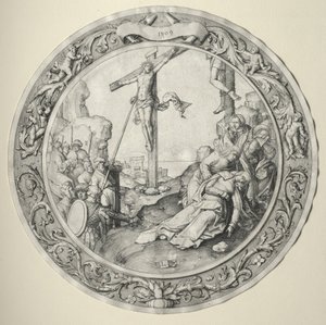 The Round Passion: The Crucifixion, 1509. od Lucas van Leyden