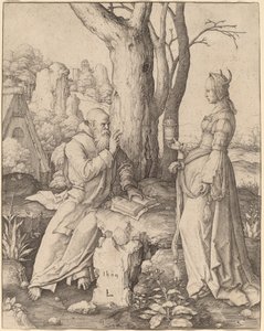Pokušení svatého Antonína od Lucas van Leyden