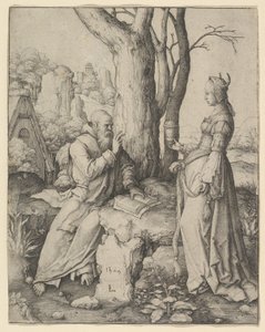 Pokušení svatého Antonína, 1509. od Lucas van Leyden