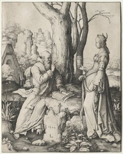 Pokušení svatého Antonína, 1509. od Lucas van Leyden