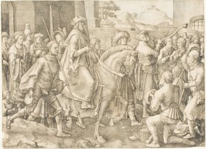 Triumf Mordecai od Lucas van Leyden