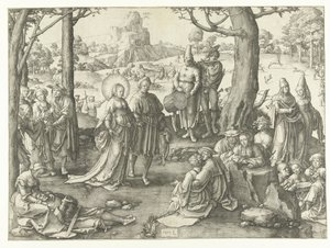 Světský život Marie Magdaleny Od dans van Maria Magdalena od Lucas van Leyden