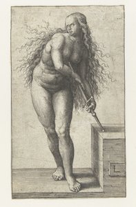 Sebevražda Lukrécie od Lucas van Leyden