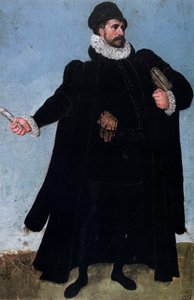 Studie o kostýmu, 16. století. od Lucas van Valckenborch