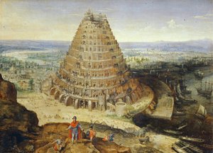 Babylonská věž ... od Lucas van Valckenborch