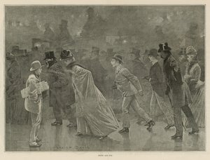 Mráz a mlha (litho)