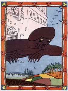 Génius - v „“Tisíc a jedna noc““ nemocný. od Luciena Laforge (1889-1952)
