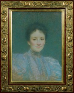 Portrét ženy od Lucien Levy-Dhurmer