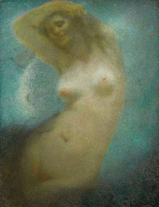 Měsíční sonáta; La Sonate au Clair de Lune, asi 1925 (olej na plátně)