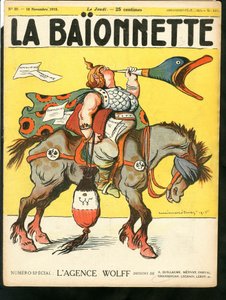 Obálka "The Bayonet", Satirical in Color od Lucien Metivet