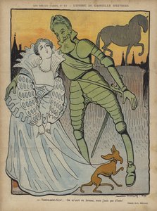 Duch Gabrielle dEstrees, ilustrace pro Le Rire