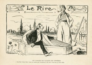Ilustrace v Le Rire od Lucien Metivet