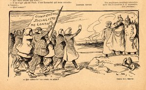 Le Rire rouge, satirický v B&W od Lucien Metivet
