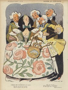 Madame De Pompadour, ilustrace pro Le Rire