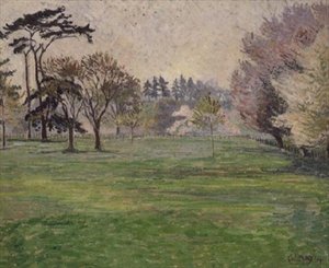 Květ, slunce a mlha: Chipperfield od Lucien Pissarro