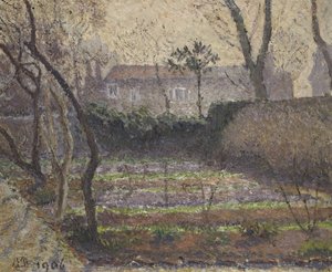 Hoar Frost, Chiswick, 1906 od Lucien Pissarro
