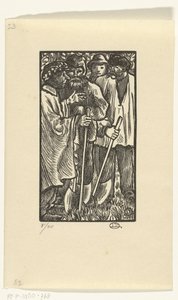 Houthakkers Dřevorubci od Lucien Pissarro