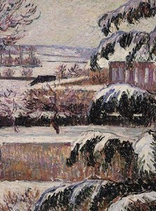 Impression of Snow, Eragny od Lucien Pissarro