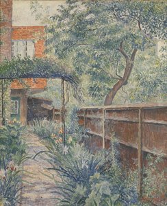 Moje studiová zahrada, 1938 od Lucien Pissarro