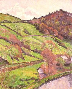 The Pool, Blackpool, Devon od Lucien Pissarro