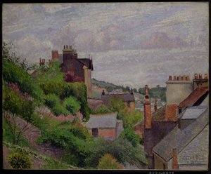 Střechy Dartmouthu od Lucien Pissarro