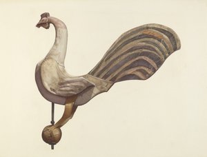Kohout korouhvička, 19351942. od Lucille Chabot