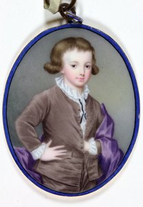 Lord Edward Charles Cavendish Bentinck (smalt) od Lucius Barber