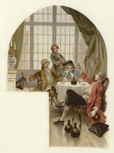 Ilustrace pro The School for Scandal (chromolitho) od Lucius Rossi
