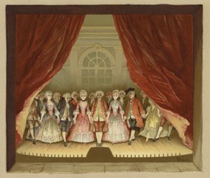 Ilustrace pro The School for Scandal (chromolitho) od Lucius Rossi