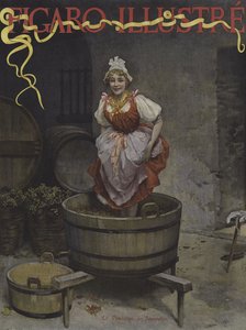 Sklizeň Jeanneton. Obálka Le Figaro Illustre, listopad 1895 od Lucius Rossi