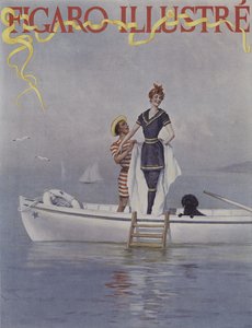 Une Pleine Eau en Mer. Obálka Le Figaro Illustre, srpen 1894