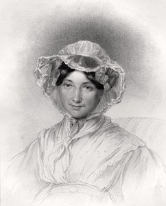 Frances Trollope, vyrytý W. Hollem, z 