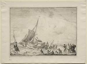 Spuštění lodi, 1701. od Ludolf Backhuysen