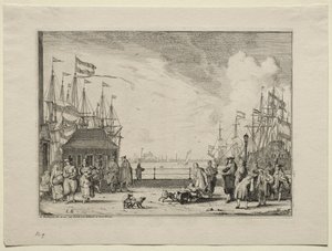Přístav v Amsterdamu, 1701. od Ludolf Backhuysen