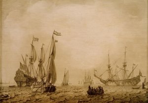 Lodě v místě silnice Vlissingen (?)