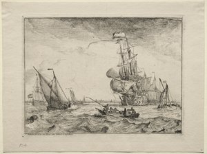 Lodě pod plnými plachtami, 1701. od Ludolf Backhuysen