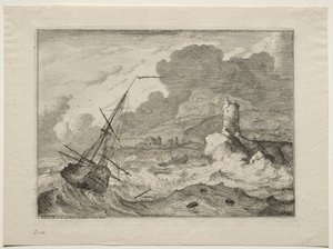 Bouře na moři, 1701. od Ludolf Backhuysen