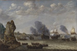 Čtyřdenní bitva, 11-14 června 1666 od Ludolf Bakhuizen