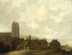 Pohled na Egmond aan Zee od Ludolf Bakhuysen