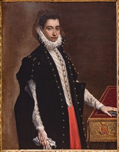 Fontanellato, Labyrint Masone, Franco Maria Ricci Art Collection: "Portrét Lucrezia Bentivoglio Leoni" od Ludovico Carracci