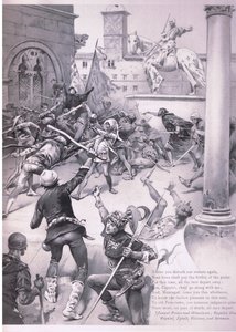 Jestli ještě někdy budeš rušit naše ulice., ilustrace z Romea a Julie, od Ludovico Marchetti