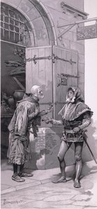 John Nemohl jsem to poslat. Tady je to znovu., ilustrace z Romea a Julie, od Ludovico Marchetti